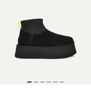 UGG Black Platform Boots